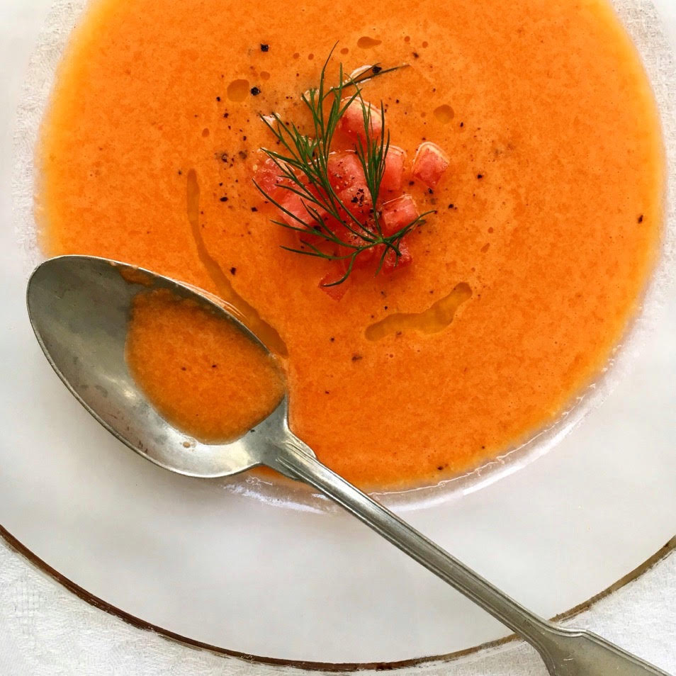 すいかのガスパチョ